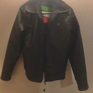 BV Clothing Leather Bomber Jacket.